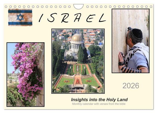 Produktbild: ISRAEL (Wall Calendar 2026 DIN A4 landscape), CALVENDO 12 Month Wall Calendar