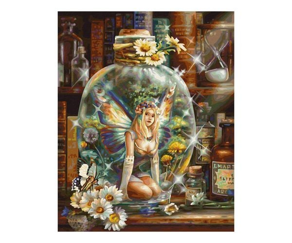 Schipper 609130843 - Malen nach Zahlen, Die Schmetterlingsfee, 40 x 50 cm