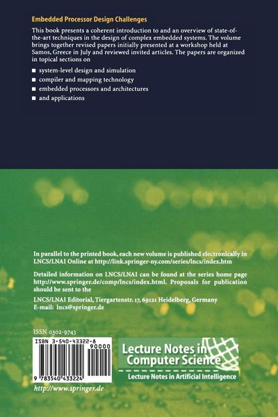 Produktbild: Embedded Processor Design Challenges