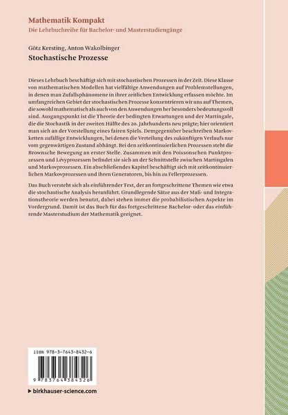 Produktbild: Stochastische Prozesse