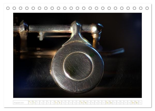 Produktbild: Die Querfl&ouml;te, ein herrliches Instrument (Tischkalender 2026 DIN A5 quer), CALVENDO Monatskalender