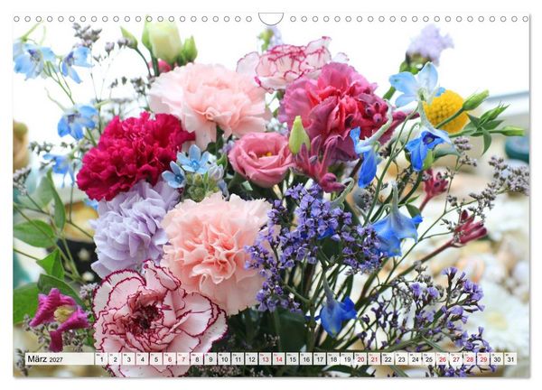 Produktbild: Blumen, bunt gemischt (Wandkalender 2027 DIN A3 quer), CALVENDO Monatskalender