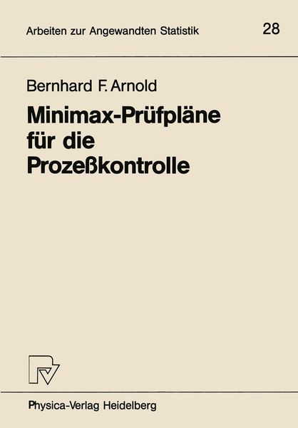Produktbild: Minimax-Pr&uuml;fpl&auml;ne f&uuml;r die Proze&szlig;kontrolle