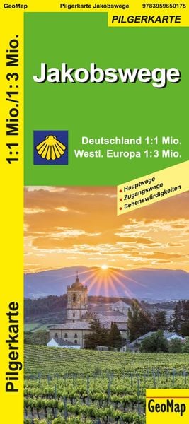 Produktbild: Jakobswege Deutschland und westliches Europa