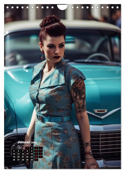 Produktbild: Rockabilly (Wandkalender 2026 DIN A4 hoch), CALVENDO Monatskalender