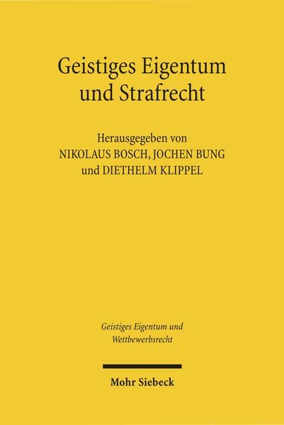 Produktbild: Geistiges Eigentum und Strafrecht
