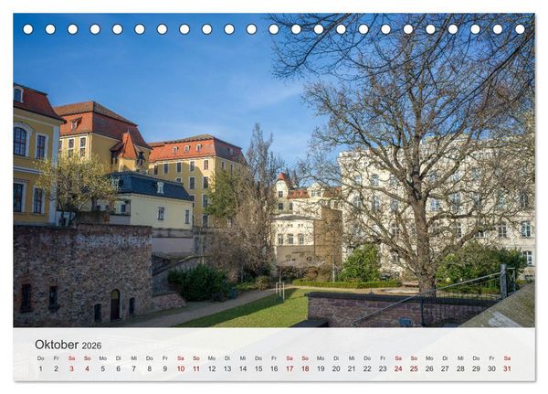 Produktbild: Magdeburg - Elbe, Dom ... und noch viel mehr! (Tischkalender 2026 DIN A5 quer), CALVENDO Monatskalender