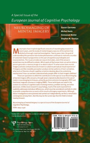 Produktbild: Neuroimaging of Mental Imagery