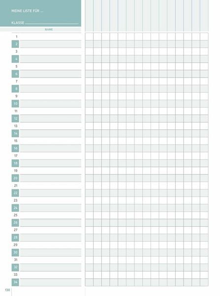Produktbild: Mein Lehrerplaner A5+ &ndash; Hardcover &ndash; Lehrerkalender f&uuml;r das Schuljahr 2026/2027 &ndash; Bl&auml;ttermeer