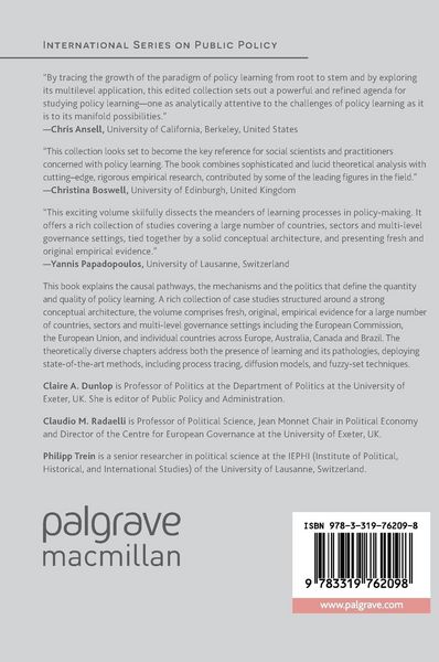 Produktbild: Learning in Public Policy