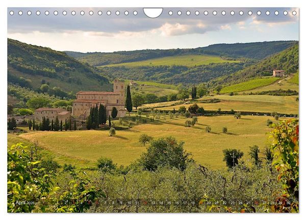 Produktbild: Toskana &ndash; Magie der Farben (Wandkalender 2026 DIN A4 quer), CALVENDO Monatskalender
