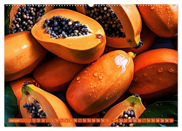 Produktbild: ORANGE - Gem&uuml;se und Obst -Vitaminreich (hochwertiger Premium Wandkalender 2026 DIN A2 quer), Kunstdruck in Hochglanz