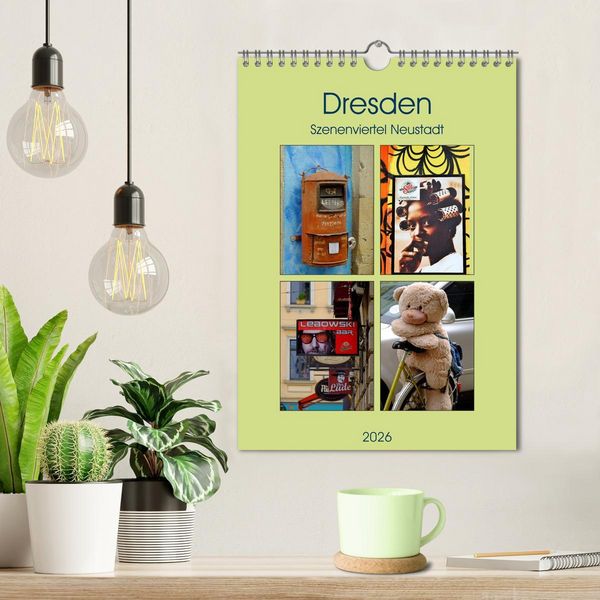 Produktbild: Dresdner Szenenviertel Neustadt (Wandkalender 2026 DIN A4 hoch), CALVENDO Monatskalender