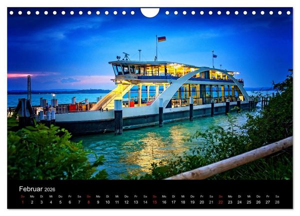 Produktbild: Bodensee-Schiffe und Boote (Wandkalender 2026 DIN A4 quer), CALVENDO Monatskalender