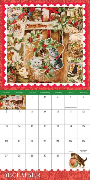 Produktbild: Cynthia Hart's Victoriana Cats Mini Wall Calendar 2026