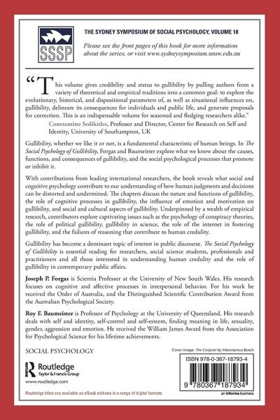 Produktbild: The Social Psychology of Gullibility