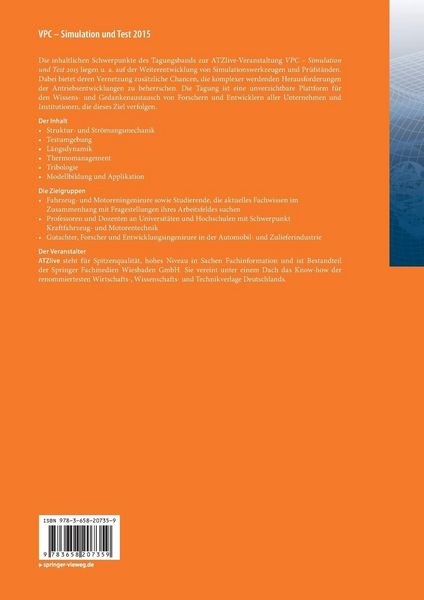 Produktbild: VPC &ndash; Simulation und Test 2015