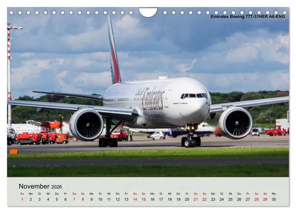 Produktbild: Sch&ouml;nheiten der Luftfahrt 2026 (Wandkalender 2026 DIN A4 quer), CALVENDO Monatskalender