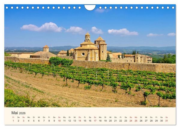 Produktbild: Costa Dorada - Die Goldene K&uuml;ste Spaniens (Wandkalender 2026 DIN A4 quer), CALVENDO Monatskalender
