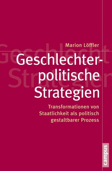 Produktbild: Geschlechterpolitische Strategien