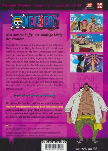 Produktbild: One Piece - TV-Serie Box Vol. 5 [6 DVDs]