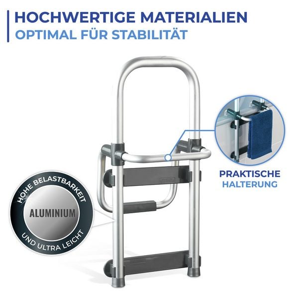 Produktbild: Badewannen-Einstiegshilfe Mod. Secura, verstellbare Einstiegshilfe