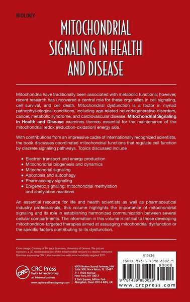 Produktbild: Mitochondrial Signaling in Health and Disease