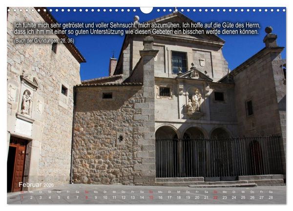 Produktbild: Auf den Spuren der Heilige Teresa von Avila (Wandkalender 2026 DIN A3 quer), CALVENDO Monatskalender