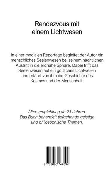 Produktbild: Rendezvous mit einem Lichtwesen