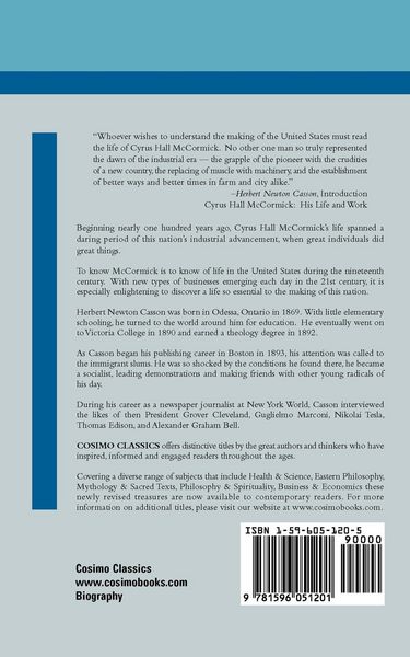 Produktbild: Cyrus Hall McCormick His Life and Work