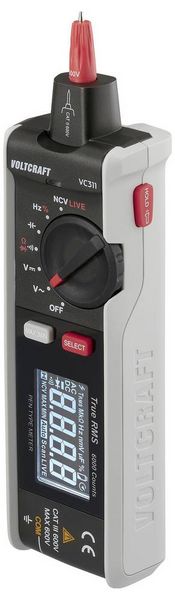 Produktbild: VOLTCRAFT VC311 Stiftmultimeter digital CAT III 600V Anzeige (Counts): 6000