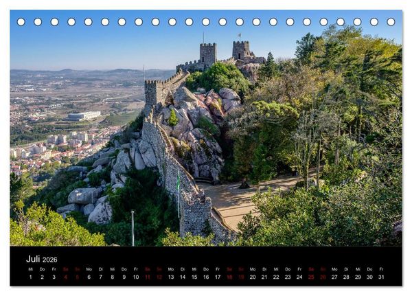 Produktbild: Portugisische Landschaften (Tischkalender 2026 DIN A5 quer), CALVENDO Monatskalender