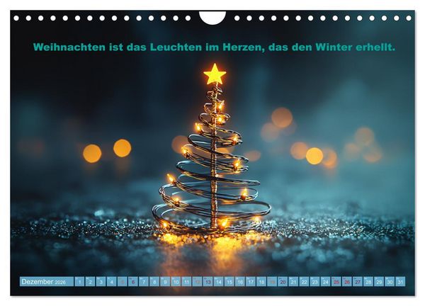 Produktbild: Wortperlen (Wandkalender 2026 DIN A4 quer), CALVENDO Monatskalender