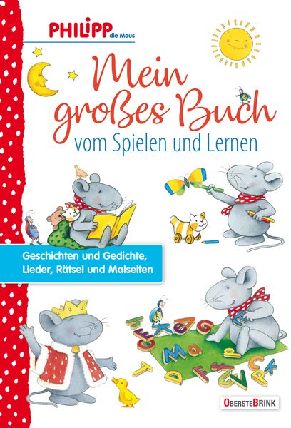 Produktbild: Philipp die Maus - Mein gro&szlig;es Buch vom Spielen und Lernen