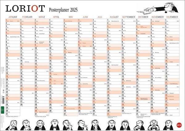 Loriot Posterplaner 2025