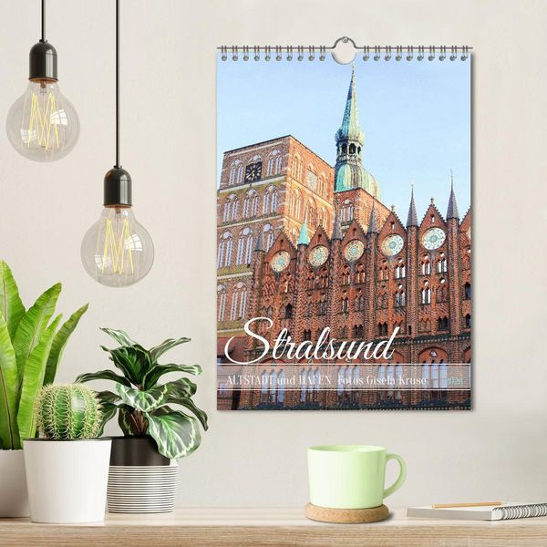 Produktbild: Stralsund - Altstadt und Hafen (Wandkalender 2026 DIN A4 hoch), CALVENDO Monatskalender