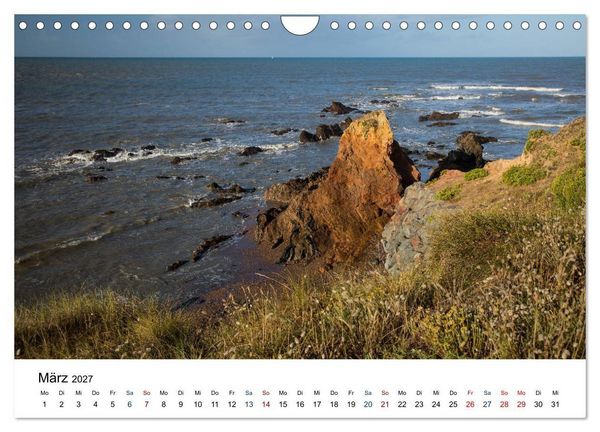 Produktbild: Vend&eacute;e - Bilder von der C&ocirc;te de Lumi&egrave;re (Wandkalender 2027 DIN A4 quer), CALVENDO Monatskalender