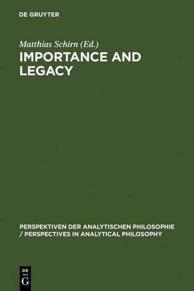 Produktbild: Importance and Legacy