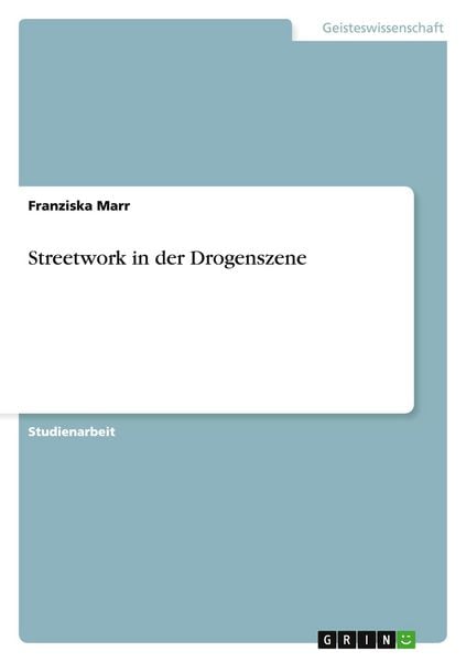 Produktbild: Streetwork in der Drogenszene