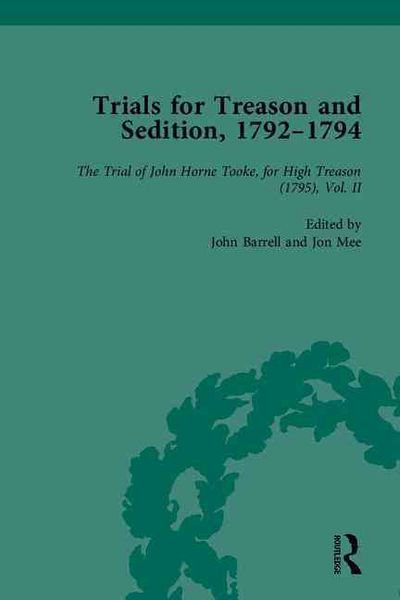Produktbild: Trials for Treason and Sedition, 1792-1794
