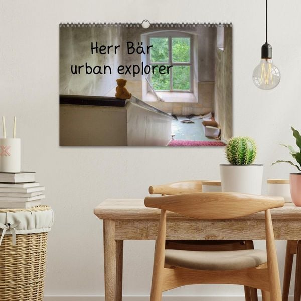 Produktbild: Herr B&auml;r urban explorer (Wandkalender 2026 DIN A3 quer), CALVENDO Monatskalender