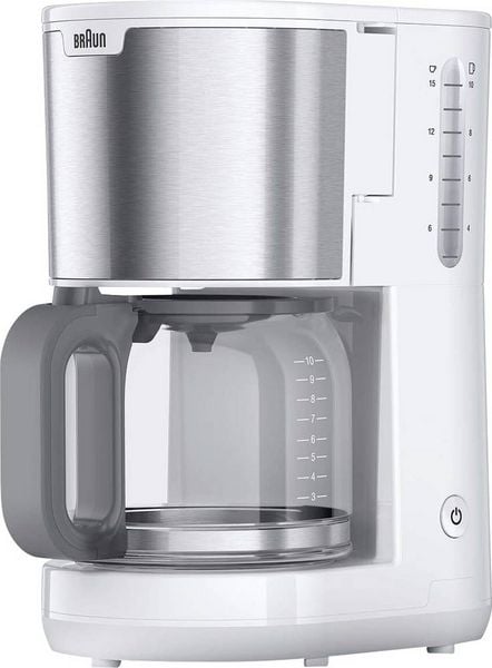 Produktbild: Braun KF 1500 WH Kaffeemaschine Wei&szlig; Fassungsverm&ouml;gen Tassen=10