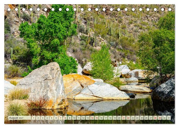 Produktbild: Unterwegs in ARIZONA (Tischkalender 2027 DIN A5 quer), CALVENDO Monatskalender