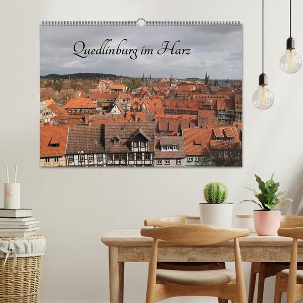 Produktbild: Quedlinburg im Harz (Wandkalender 2026 DIN A2 quer), CALVENDO Monatskalender