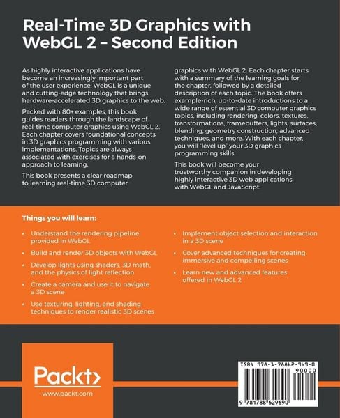 Produktbild: Real-Time 3D Graphics with WebGL 2 - Second Edition