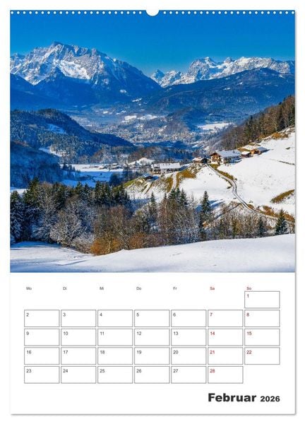 Produktbild: Oberbayerische Alpen (Wandkalender 2026 DIN A2 hoch), CALVENDO Monatskalender