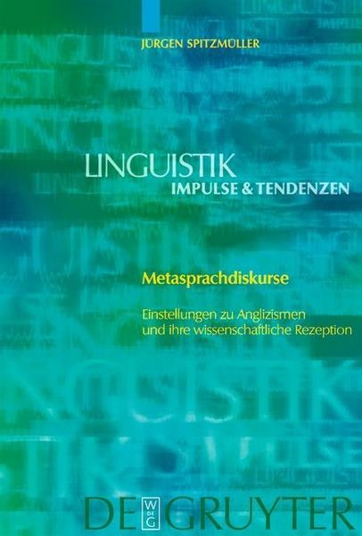 Produktbild: Metasprachdiskurse