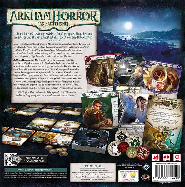 Produktbild: Arkham Horror Das Kartenspiel (Neuauflage) DE