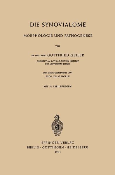 Produktbild: Die Synovialome
