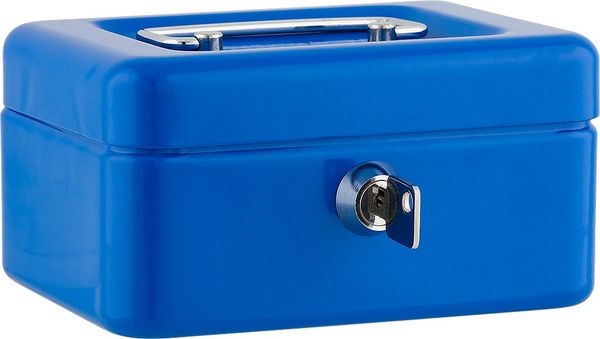 Produktbild: SAX Geldkassette 15,2 x 11,5 x 8 cm, blau